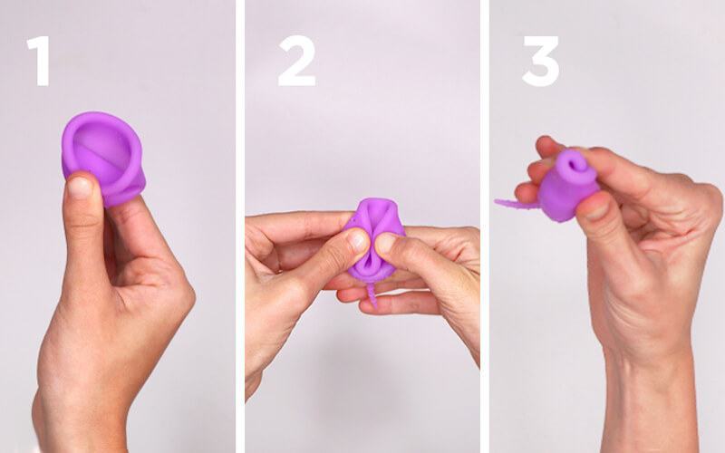 Cách gấp cốc nguyệt san