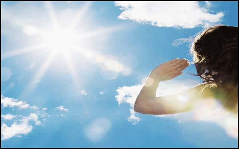 Hạn chế tiếp xúc trực tiếp ánh nắng mặt trời