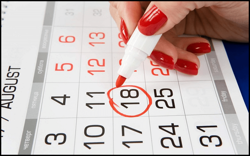 Thời gian hợp lý để quan hệ không mang bầu là từ ngày 18 đến 28