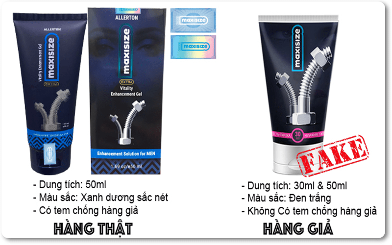 Sản phẩm mới nhất là Maxisize Extra sẽ có logo Extra màu vàng cùng với logo Maxisize