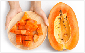 Ăn đu đủ tăng vòng 1