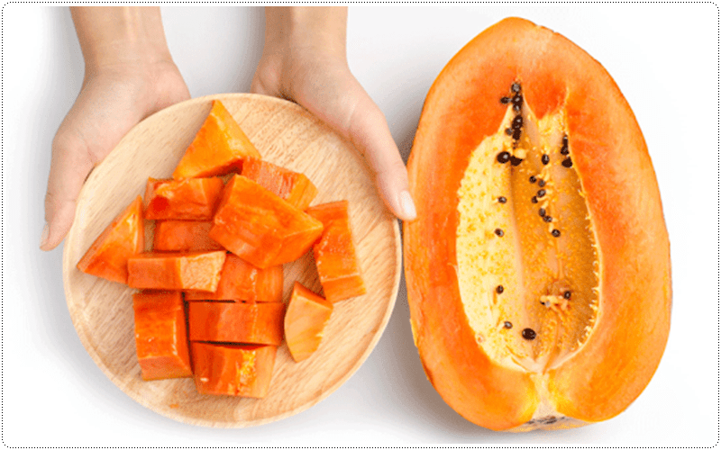hợp chất papain rất hữu ích cho cơ thể để tiêu hóa carbohydrate, chất béo và protein