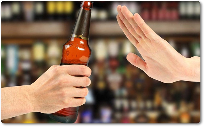 Không sử dụng chất kích thích và hạn chế uống rượu bia