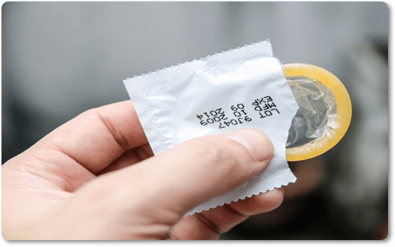 inh trùng có thể tồn tại trong bao cao su trong 24 giờ.