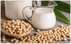 Uống sữa đậu nành tăng vòng 1